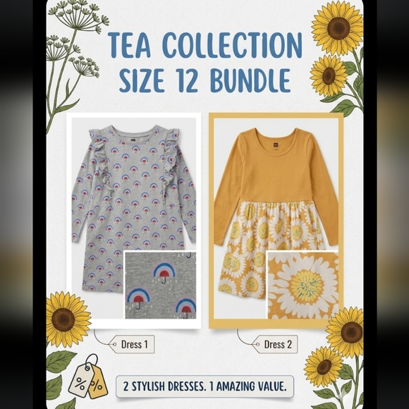 Tea Collection Other - Size 12 Tea Collection Dress Bundle